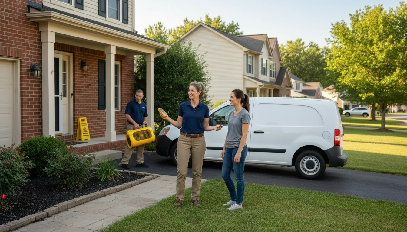 Water restoration image for Home Water Damage Repair in Hampden, ND